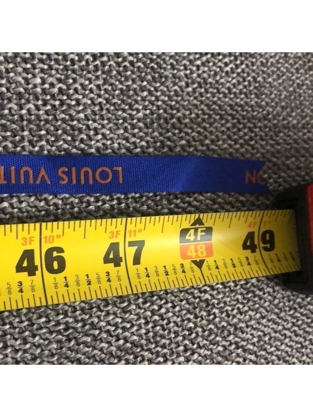 Louis Vuitton Logo Blue Authentic Ribbon New - Picture 7 of 7